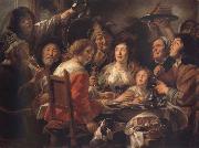 Jacob Jordaens The Konig drinks china oil painting artist